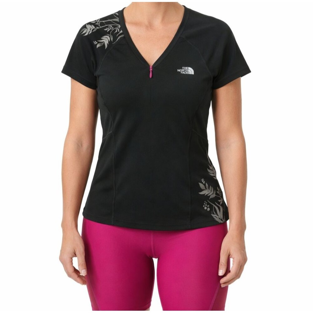 The North Face Sidewinder Cycling Jersey Womens Small 1/4 Zip UPF 30+ Vapor Wick